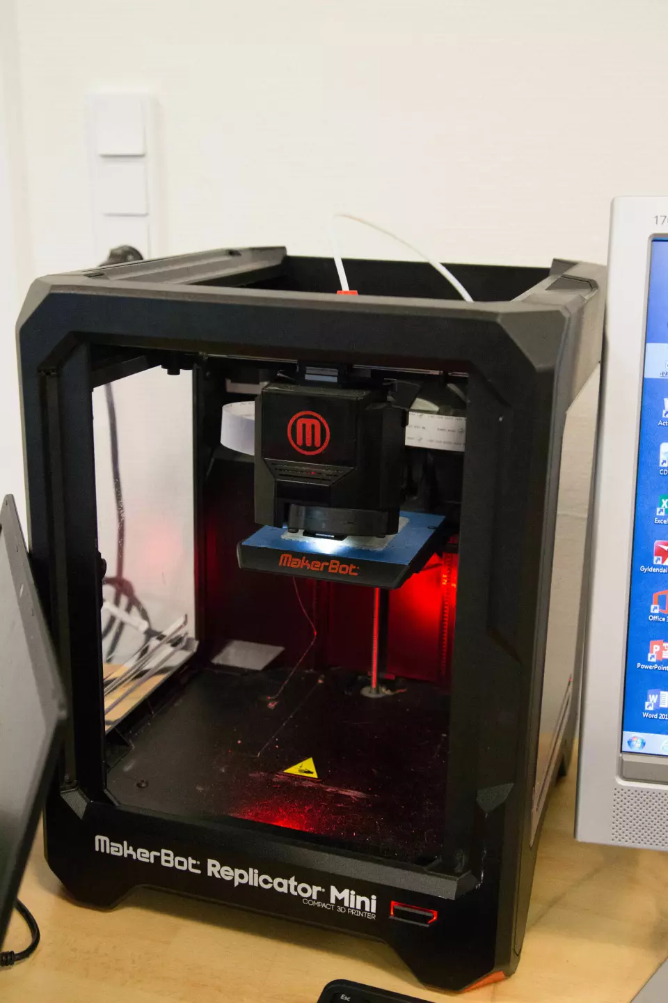 RealDream har haft små printere med ud til at printe elevernes modeller.