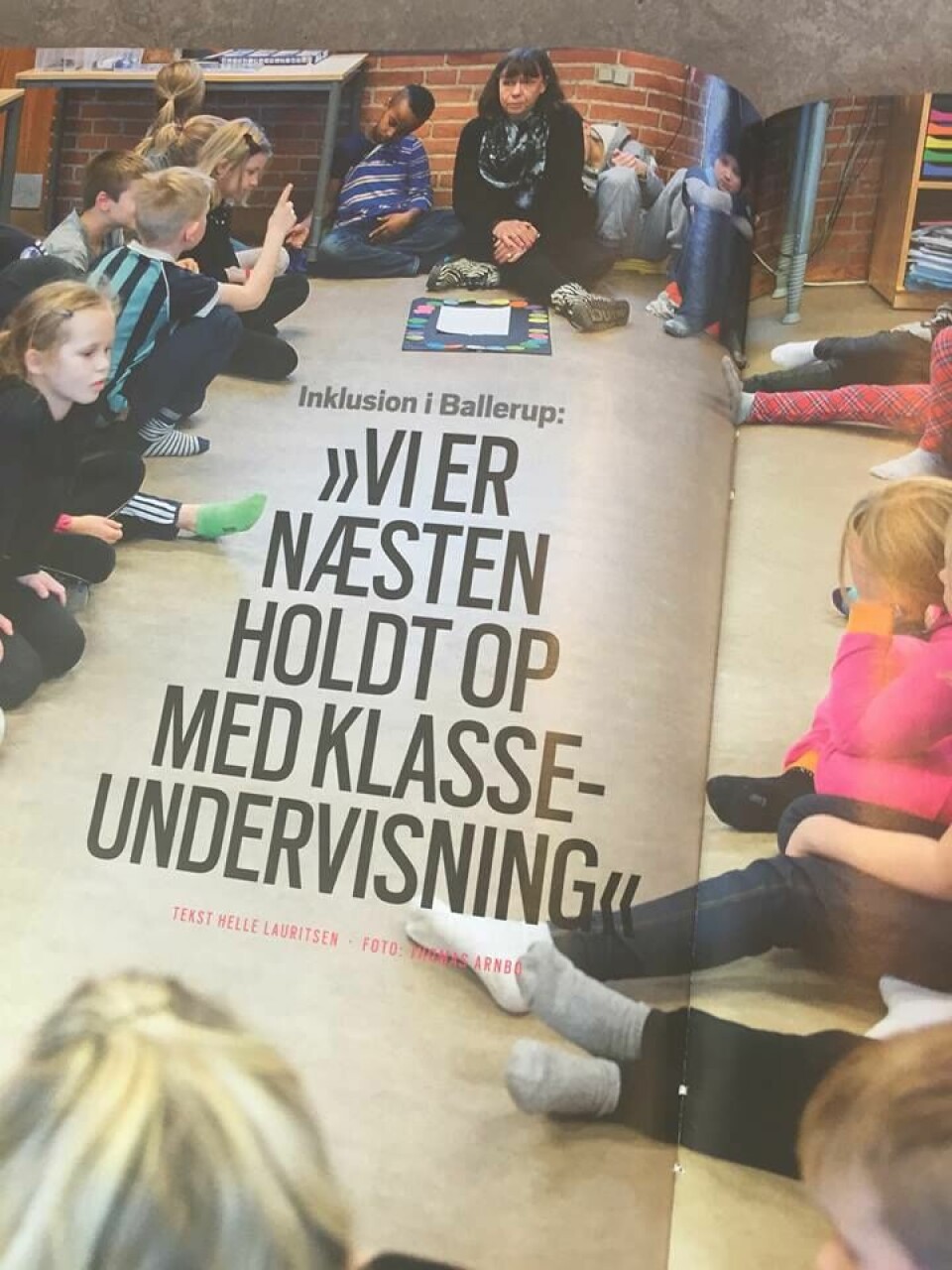 Folkeskolen bragte i sidste nummer en artikel om inklusion i Ballerup, som påpegede problemer.