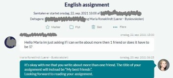 Engelsklærer: Jeg taler ikke engelsk hele tiden i min undervisning