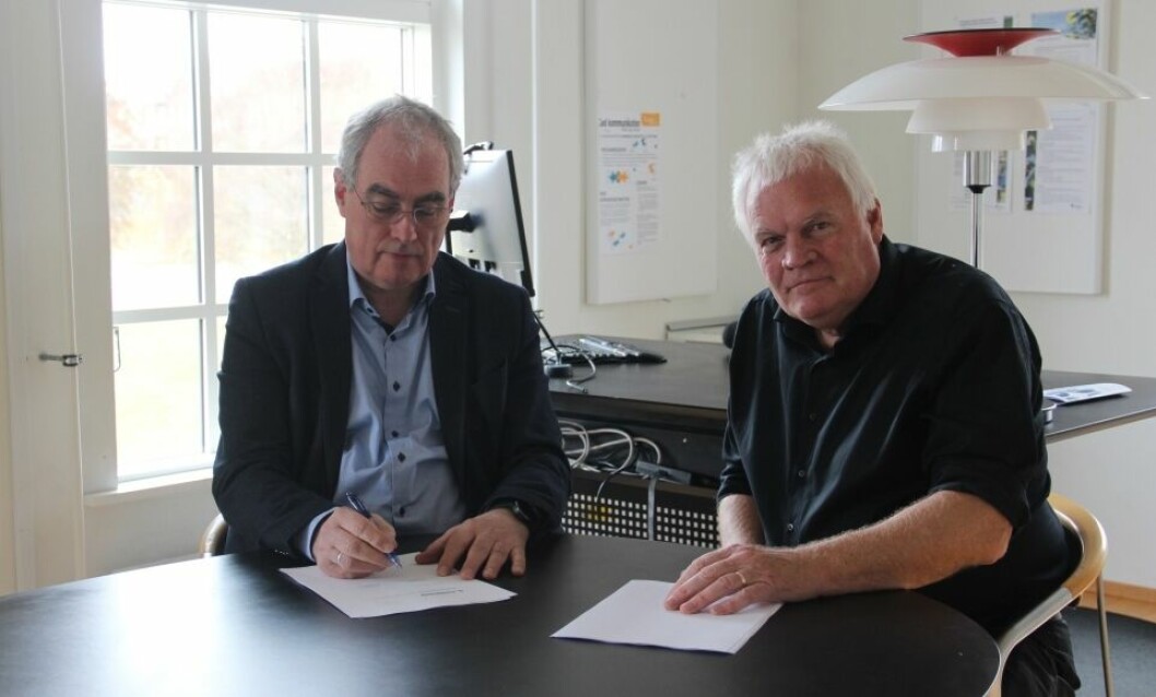 Esben Krægpøth og John Rasmussen skrev forleden under på aftalen, der har fået navnet Assensaftalen.