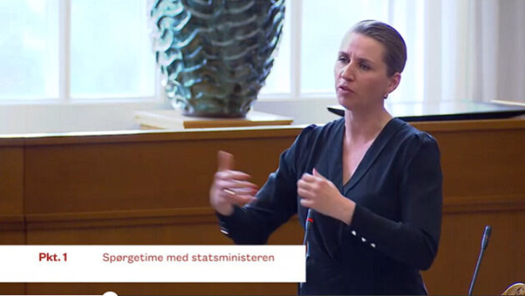 For statsminister Mette Frederiksen handler spørgsmålet om ytringsfrihed og censur i skolen ikke kun om Muhammedtegninger, men også om litteratur og seksualundervisning. For statsminister Mette Frederiksen handler spørgsmålet om ytringsfrihed og censur i skolen ikke kun om Muhammedtegninger, men også om litteratur og seksualundervisning.