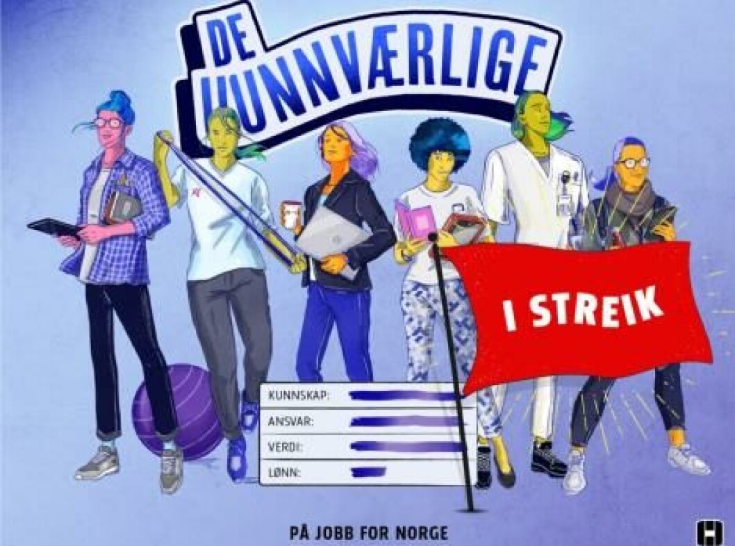 Lærer, pædagoger, sygeplejersker mv. i Norge strejker for at få en løn, der modsvarer deres viden, ansvar og værdi for samfundet. Lærer, pædagoger, sygeplejersker mv. i Norge strejker for at få en løn, der modsvarer deres viden, ansvar og værdi for samfundet.