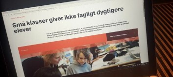 Ny forskning i klassestørrelser siger ikke noget om danske forhold