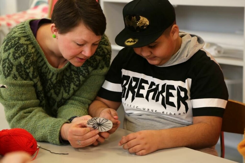 Katrine Diduch har haft sine elever med i håndværk og designlokalet siden de gik i 1. klasse.