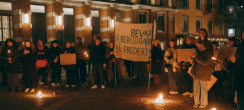 Studerende i fakkeloptog for bevarelse af læreruddannelsen på Frederiksberg