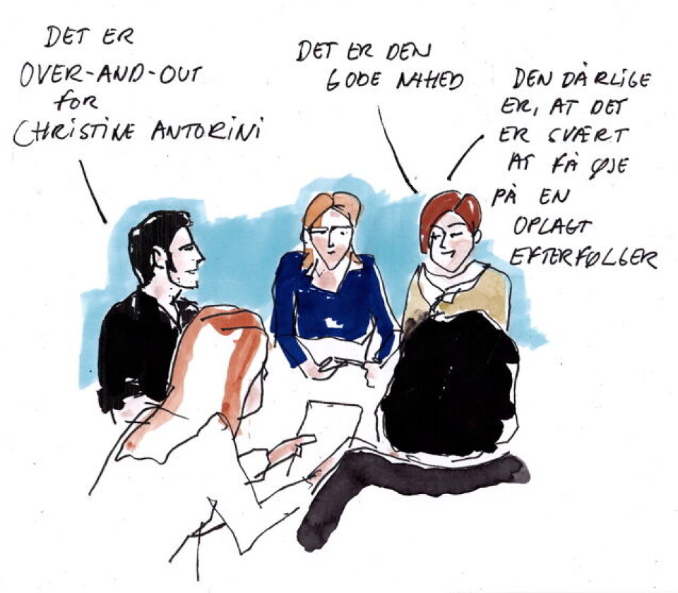 Tegneblog: Hvem bliver Christine Antorinis afløser?
