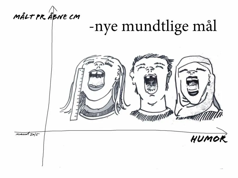 Humor på skemaet
