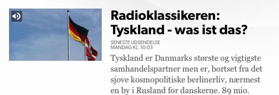 Tyskland - was ist das?