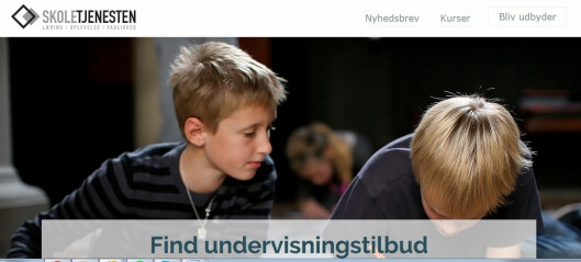Prøv det nye website skoletjenesten.dk