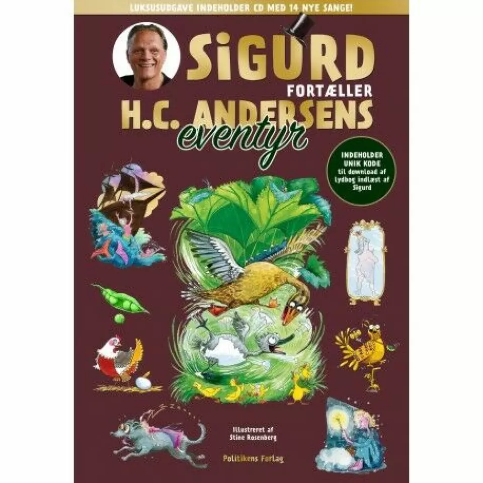Sigurd fortæller H.C. Andersens eventyr - Guldudgave
