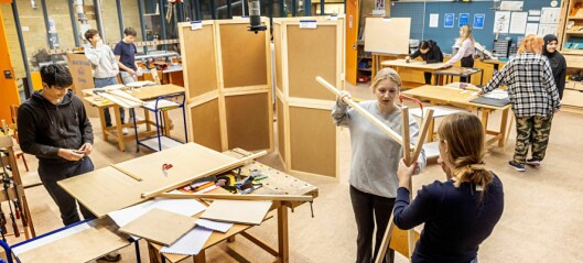 Håndværk og design-elever står midt i prøvekaos