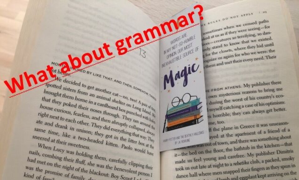 Husk grammatik - og læs (også) en bog!