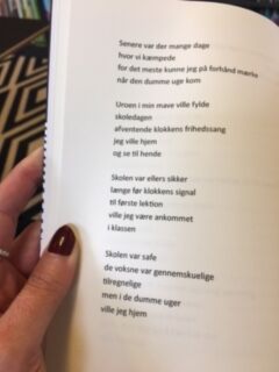 Jeg havde selv brug for mine lærere