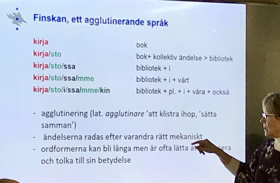 Kysymys! Finsk er et nemt sprog.
