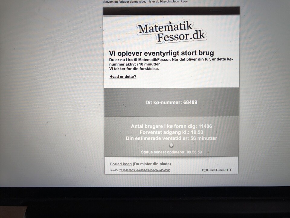 En hilsen fra den anden side af skærmen