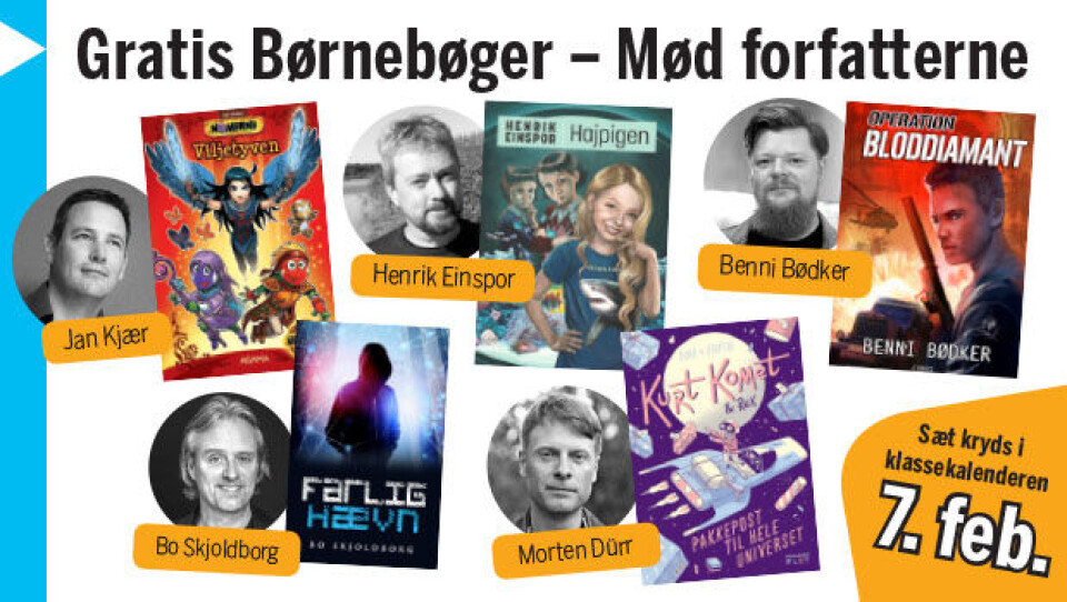 Sponseret indhold: Læselyst: Skal dine elever møde forfatterne?
