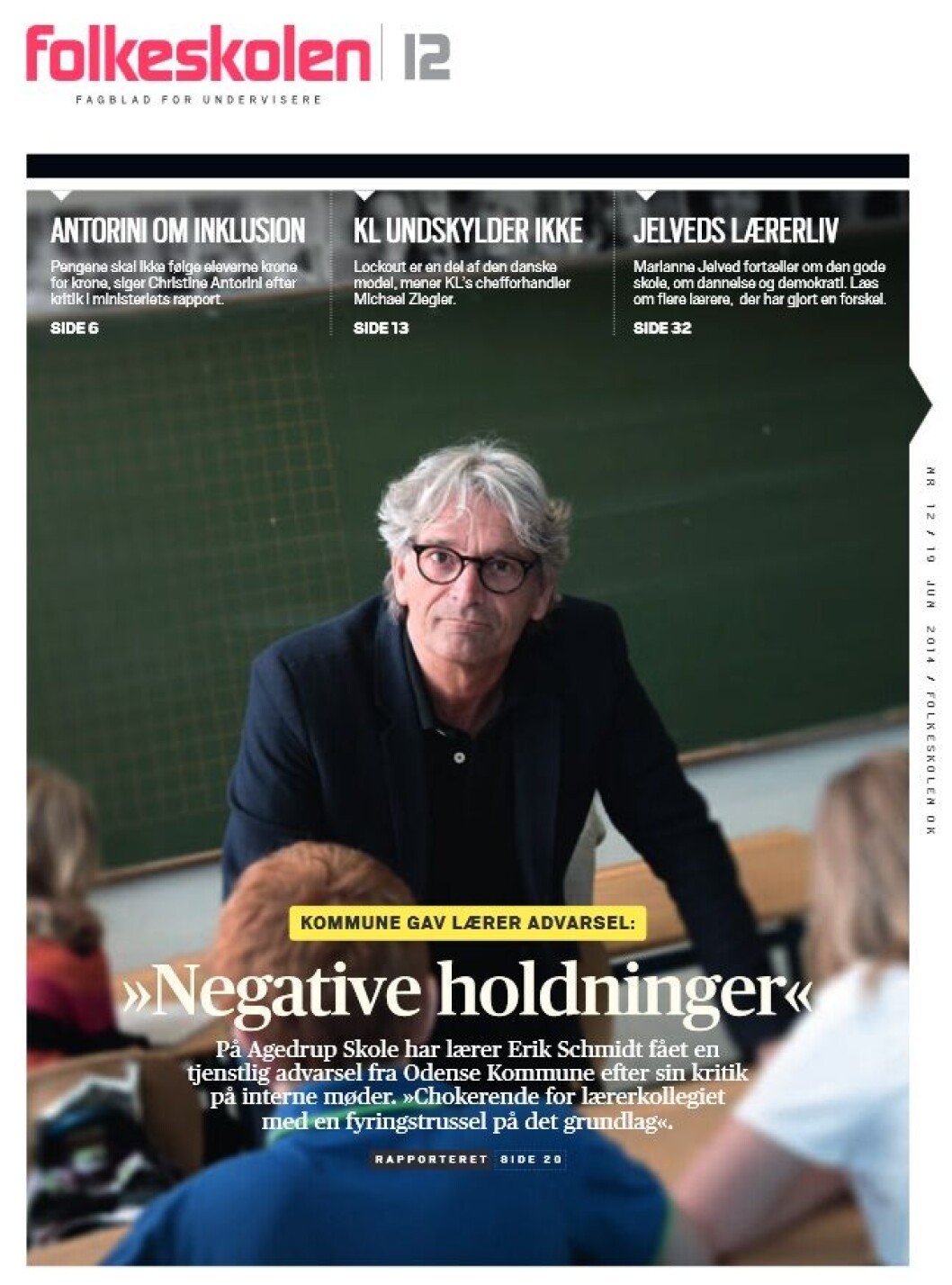 Det er snart to år siden, at lærer Erik Schmidt fik den advarsel, han siden har kæmpet for at blive renset for. Det er snart to år siden, at lærer Erik Schmidt fik den advarsel, han siden har kæmpet for at blive renset for.