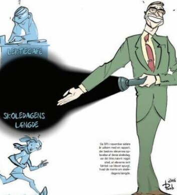 Da SFI i november sidste år udkom med en rapport, der beskrev elevernes oplevelse af deres skoledag, var det ikke nævnt noget sted, at eleverne rent faktisk var blevet spurgt, hvad de mente om skoledagens længde. Da SFI i november sidste år udkom med en rapport, der beskrev elevernes oplevelse af deres skoledag, var det ikke nævnt noget sted, at eleverne rent faktisk var blevet spurgt, hvad de mente om skoledagens længde.