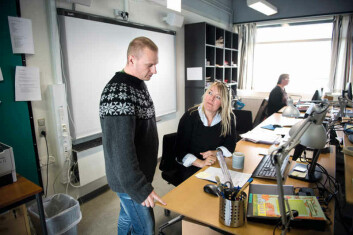 »Vi kan mærke, at vi er på den rigtige vej. Samarbejdet mellem Henrik og Henrik betyder noget«, siger lærer Mette Willum. »Vi kan mærke, at vi er på den rigtige vej. Samarbejdet mellem Henrik og Henrik betyder noget«, siger lærer Mette Willum.