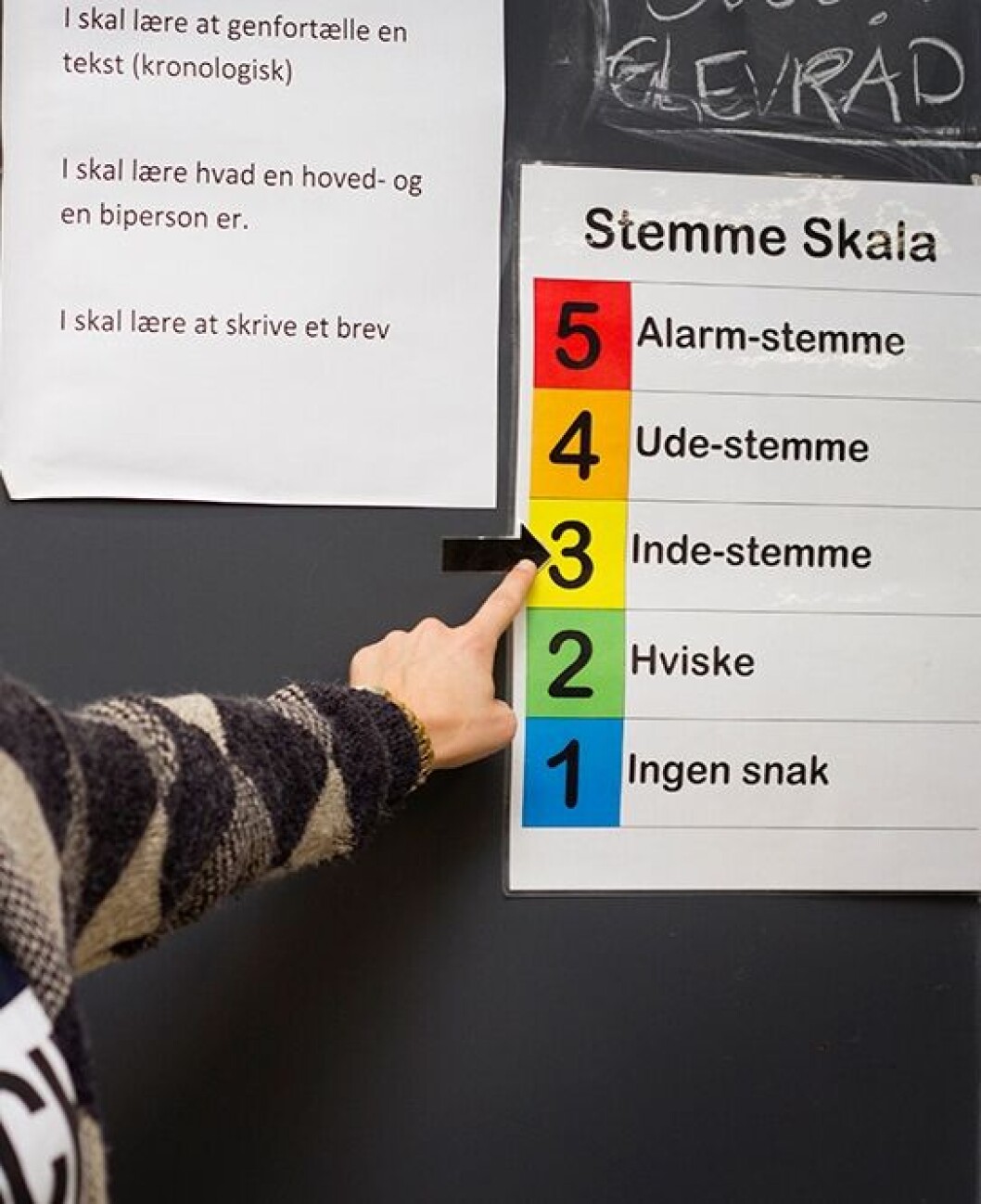 Stemmeskalaen er et af de redskaber, som indgår i undervisningen af Nest-klasserne på Katrinebjergskolen i Aarhus. Stemmeskalaen er et af de redskaber, som indgår i undervisningen af Nest-klasserne på Katrinebjergskolen i Aarhus.
