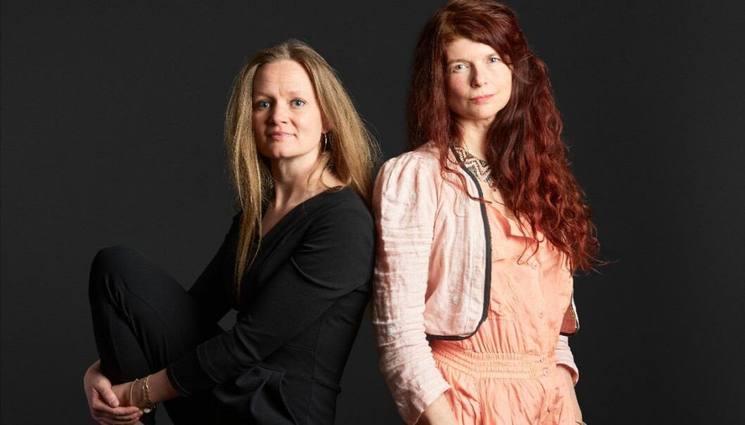 Tina Sakura og Signe Kjær, som i år modtog henholdsvi Kulturministeriets forfatterpris og illustratorpris for bogen Tina Sakura og Signe Kjær, som i år modtog henholdsvi Kulturministeriets forfatterpris og illustratorpris for bogen
