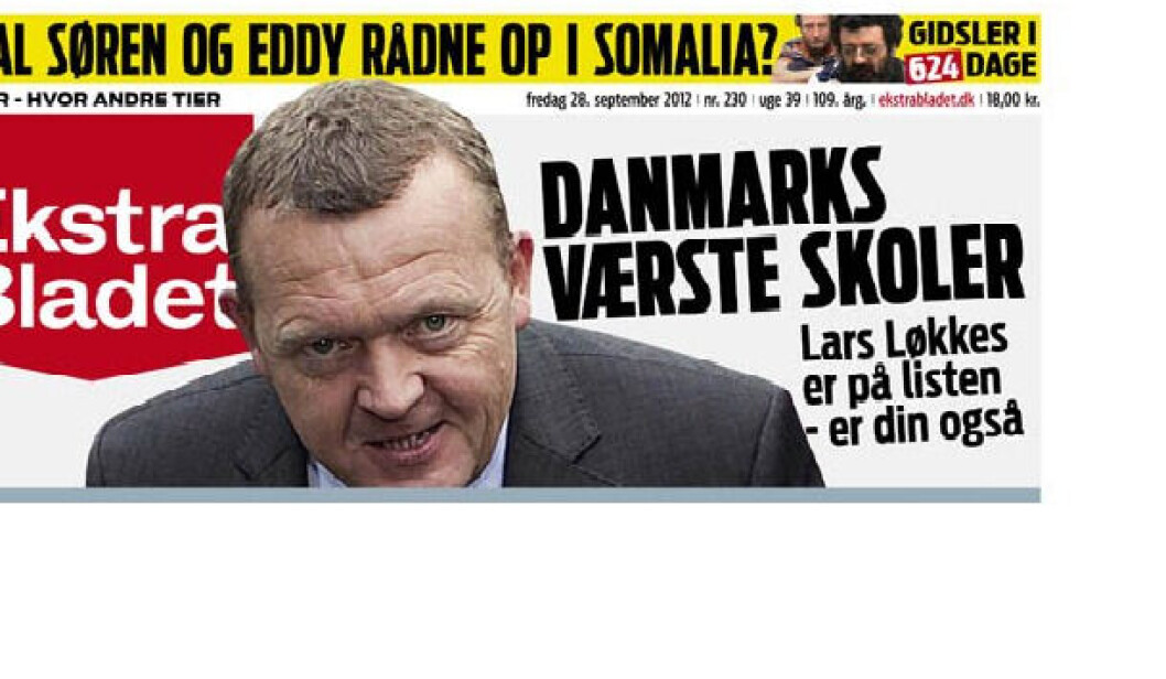 Efter at kvalitetstilsynet i 2012 blev til ranglister over Efter at kvalitetstilsynet i 2012 blev til ranglister over