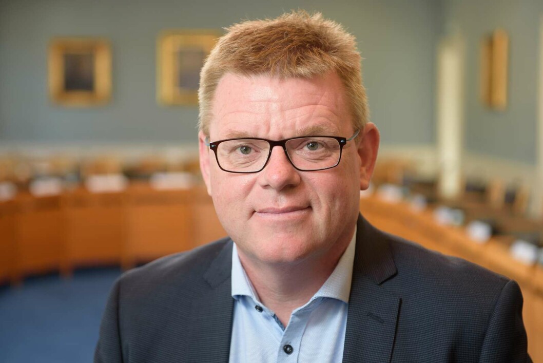 Borgmester Torben Hansen. Borgmester Torben Hansen.