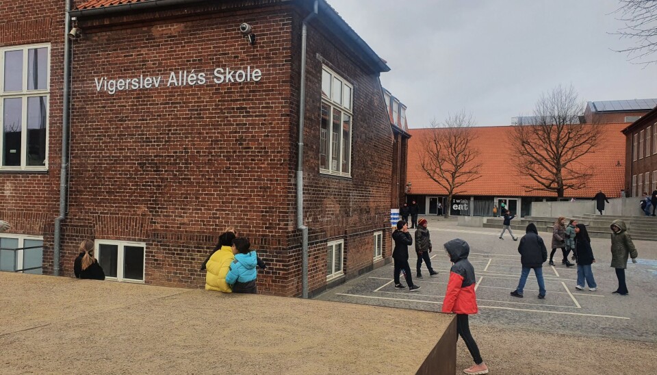Vigerslev Alles Skole er en af de folkeskoler, som har taget imod flygtninge fra Ukraine.