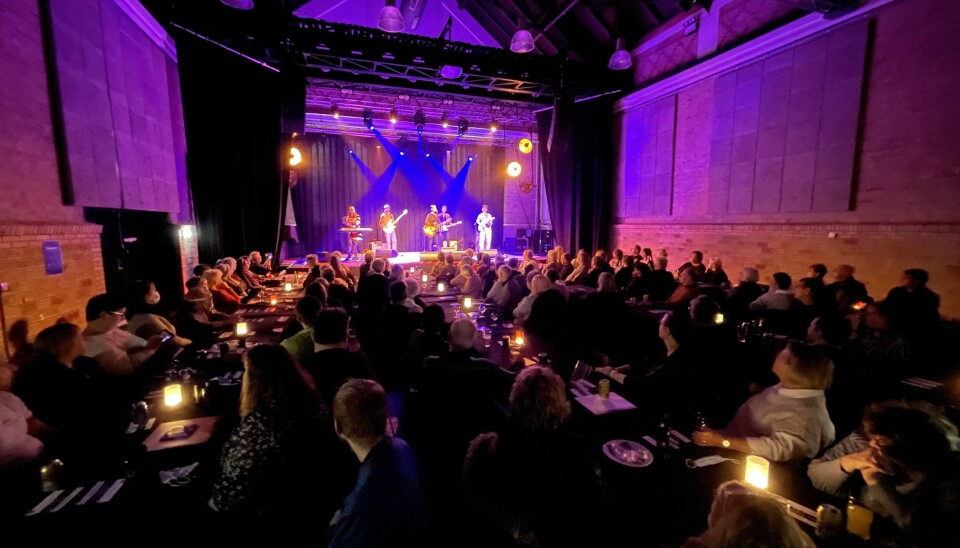 Eleverne skal spille koncert her i Maskinhallen i Frederikshavn Foto: Maskinhalllen