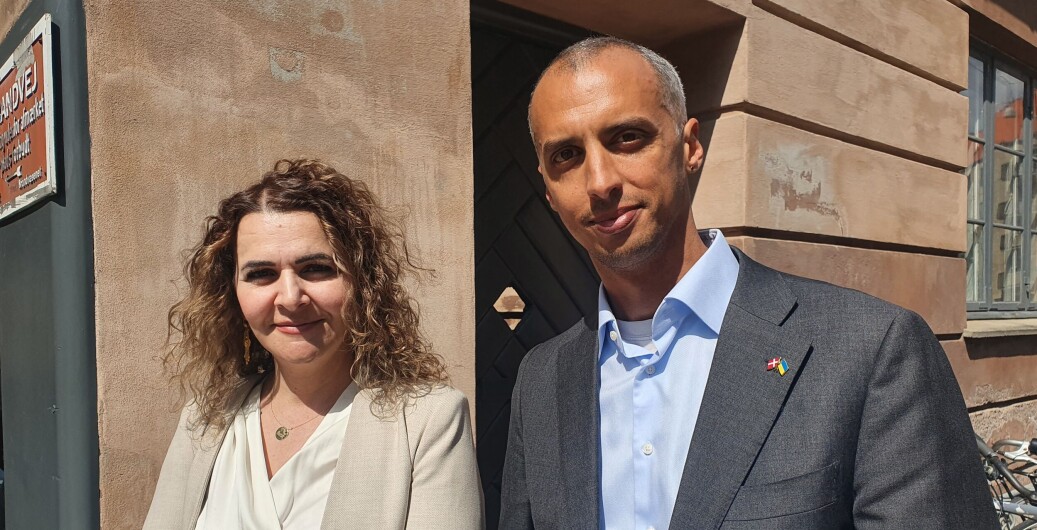 SF's integrationsordfører Halime Oguz og udlændinge- og integrationsminister Mathias Tesfaye var i dag på besøg på Københavns Professionshøjskole SF's integrationsordfører Halime Oguz og udlændinge- og integrationsminister Mathias Tesfaye var i dag på besøg på Københavns Professionshøjskole