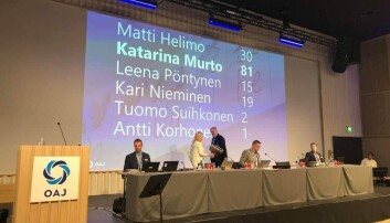 Resultatet af formandsvalget i den finske lærerforning OAJ Resultatet af formandsvalget i den finske lærerforning OAJ