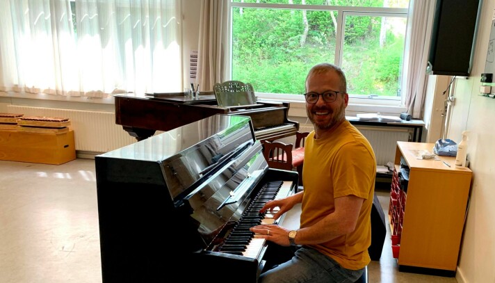Lars Ginge Skovs hovedinstrument er klaver