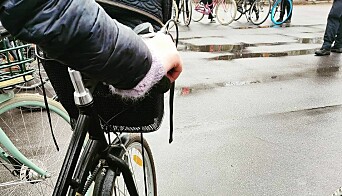 Cykelprøve i regnvejr Cykelprøve i regnvejr