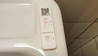 Selvtestning på skolens ene toilet Selvtestning på skolens ene toilet