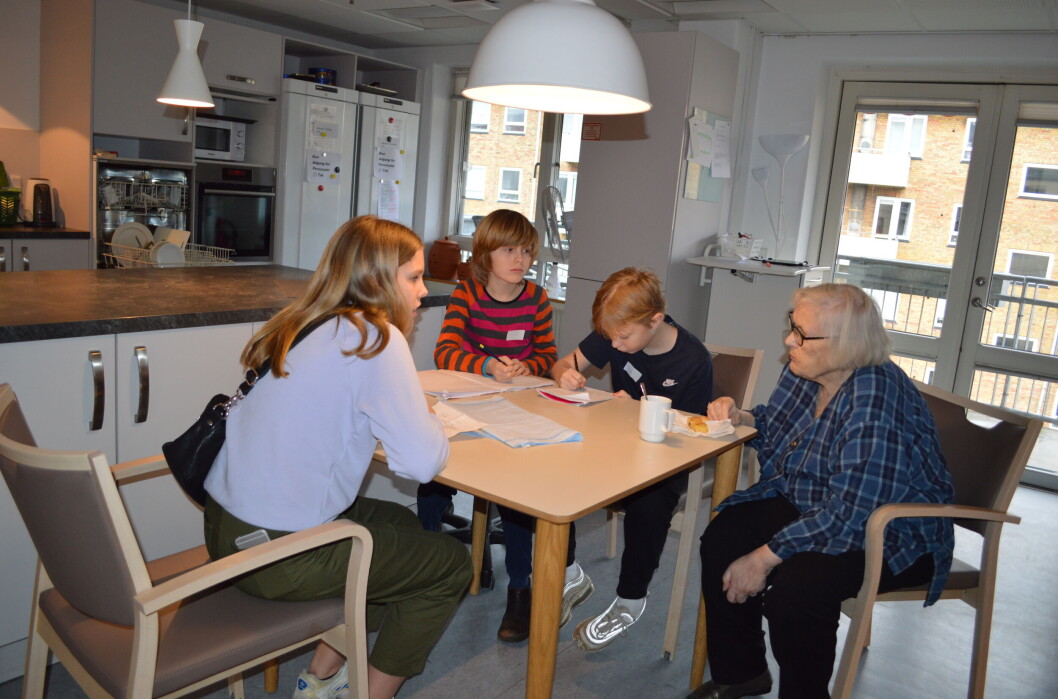 Interviewene med de ældre inspirerede eleverne til mange forskellige hjælpemidler Interviewene med de ældre inspirerede eleverne til mange forskellige hjælpemidler