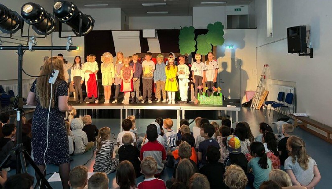 Mange elever fra skolen har oplevet 3. klasses musicial Mange elever fra skolen har oplevet 3. klasses musicial