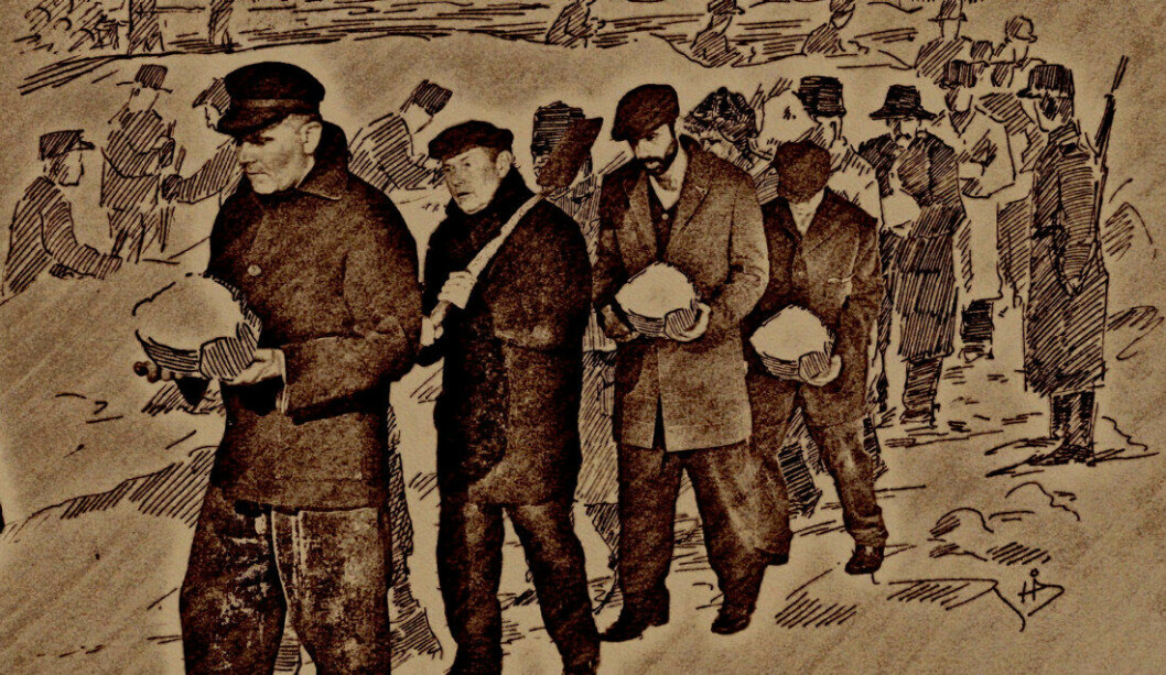 Ved hjælp af greenscreen-teknik blandes skuespil med originale tegninger fra interneringslejren, de fleste af tegnet af den internerede lærer Herløv Åmland.