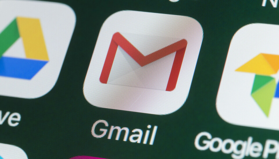 Emailen er sendt til mindst 1000 elever på deres Gmail-konto til skolebrug.