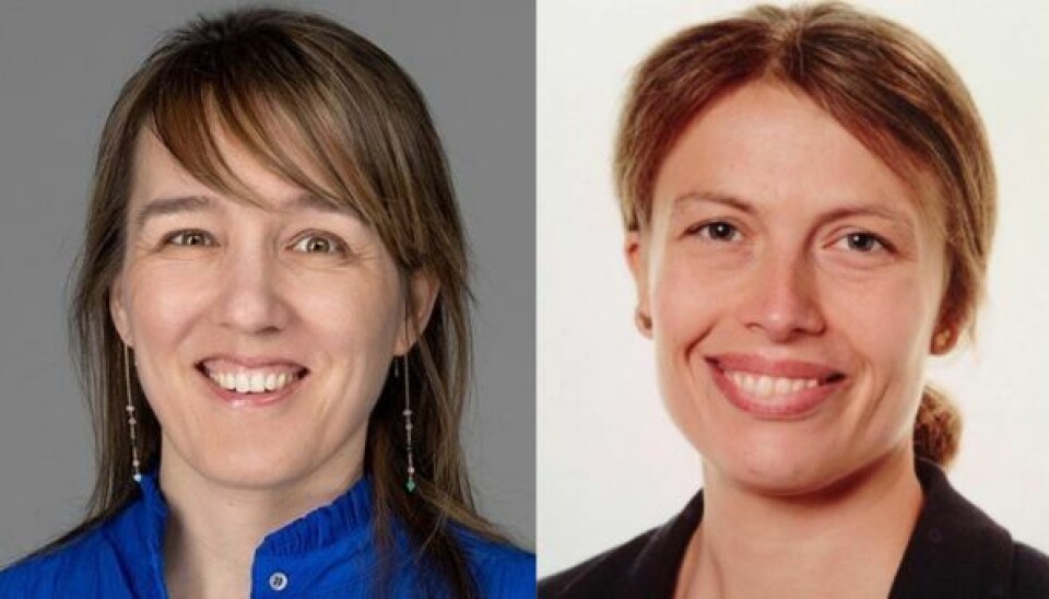 Lektor Kristine Kabel og læsevejleder Pernille Iglemose Nonved er begge begejstrede over muligheden for at dykke dybt ned i elevers skrivning.