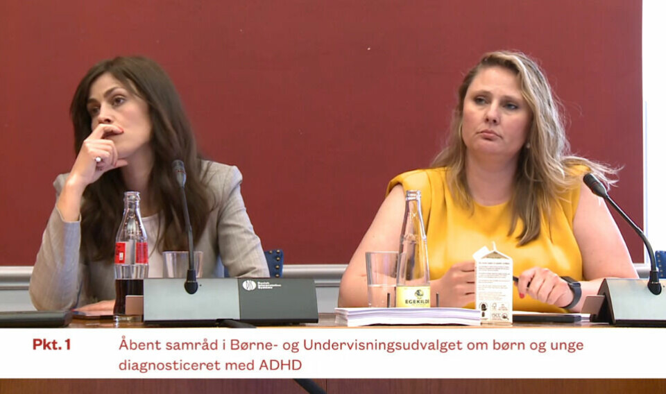 Trods ministrenes gode intentioner mener Mette Thiesen fra Dansk Folkeparti og Charlotte Mølbæk fra SF, at det går for langsomt med at sike børn med ADHD pædagogiske tlbud fremfor medicinsk behandling.