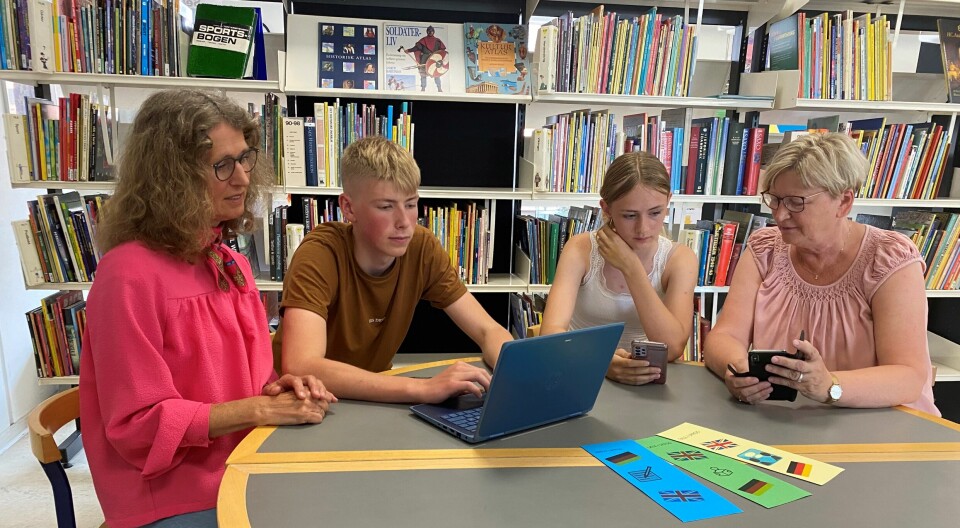 Læsevejlederne Henriette Sørensen og Laila Bargisen har været med til at udvikle en strategi, som skal få lærerne på Ølgod Skole til at tilgodese ordblindelever som Mikkel og Andrea i deres undervisning.