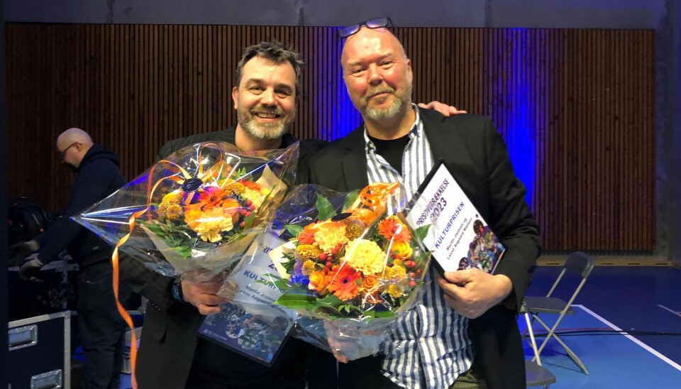 Martin Jantzen og Lasse Aagaard fik tidligere på året Lyngby-Taarbæk Kommunes Kulturpris