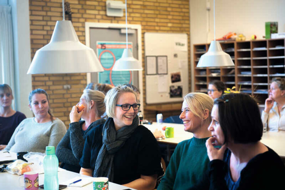 Alle indspark fra dialogmøderne rundtom på skolerne bliver skrevet ned og brugt, når forvaltning og lærerkreds skal indgå den lokale arbejdstidsaftale.