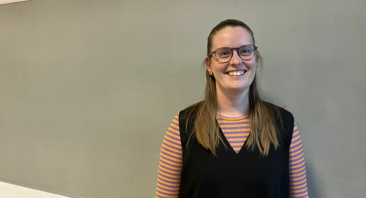 Line Møller er med i et netværk med de andre nyuddannede sprogfagsvejledere i Ballerup Kommune. Det er vigtigt for projektets forankring, at hun har andre i samme position at sparre med, mener hun.
