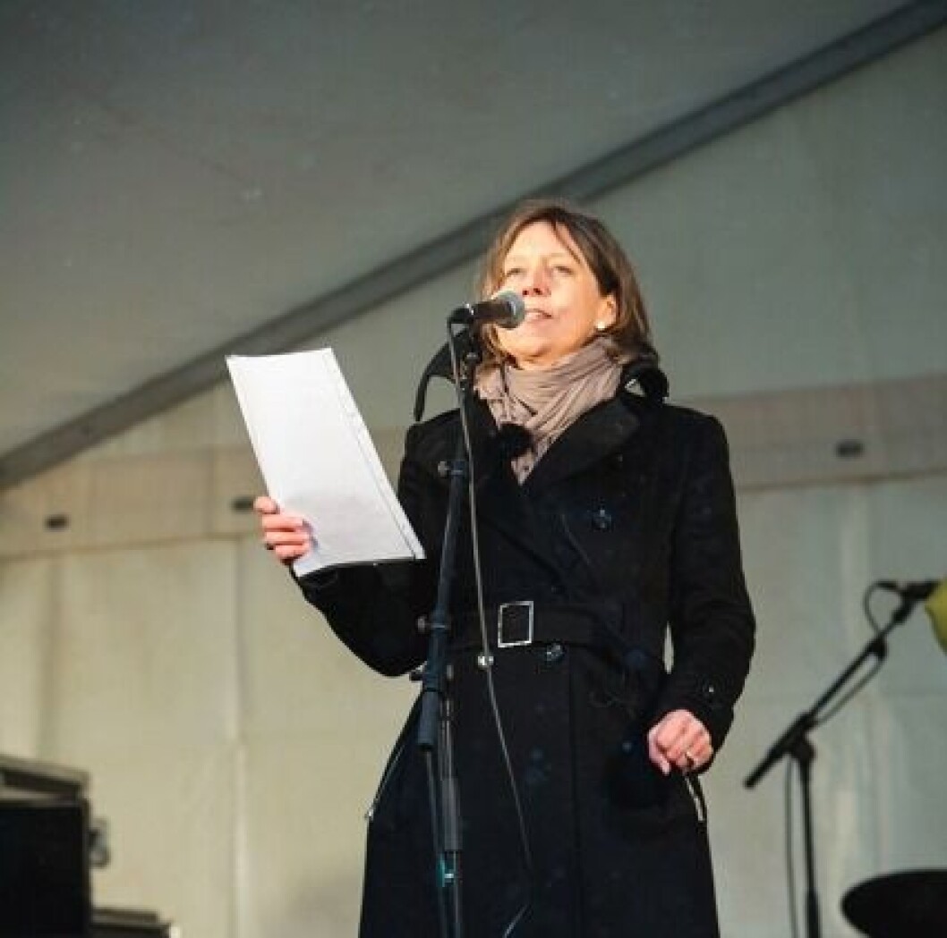 Anne-Mette Jensen (her ved en demonstration i foråret) er forundret over, at tilmeldingen er sket uden om lærerne Anne-Mette Jensen (her ved en demonstration i foråret) er forundret over, at tilmeldingen er sket uden om lærerne