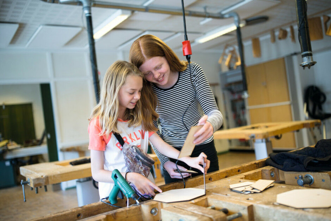 Sådan ser det ud, når laserskæreren har spyttet alle dele til Emma og Nikolines newyorkerhus ud. Sådan ser det ud, når laserskæreren har spyttet alle dele til Emma og Nikolines newyorkerhus ud.