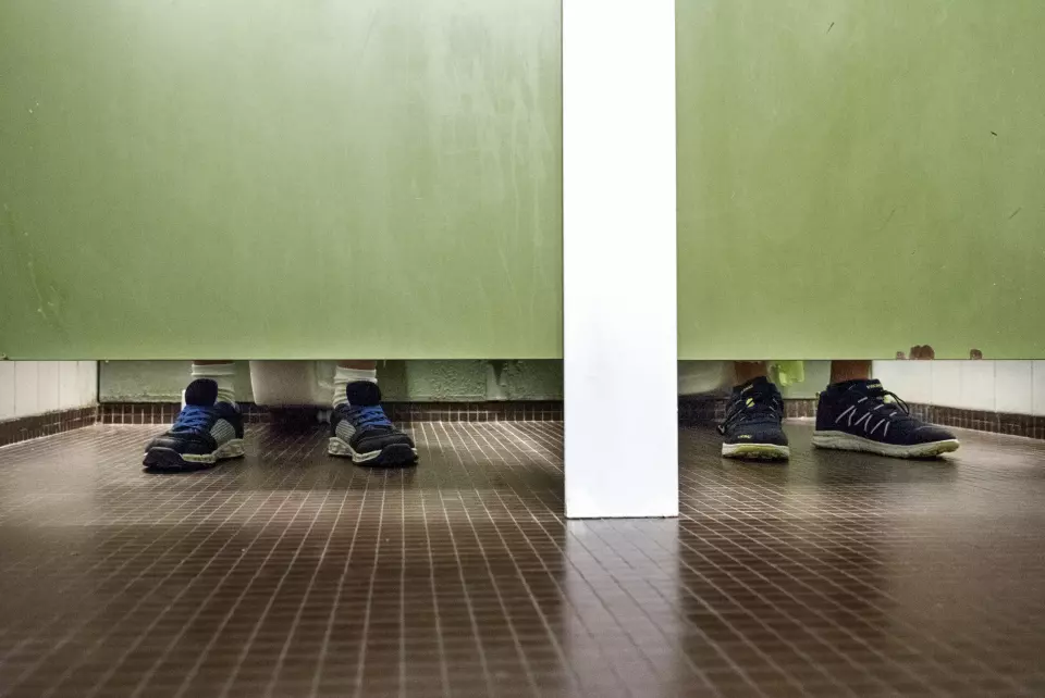 De ældste toiletter opleves som de dårligste af eleverne.