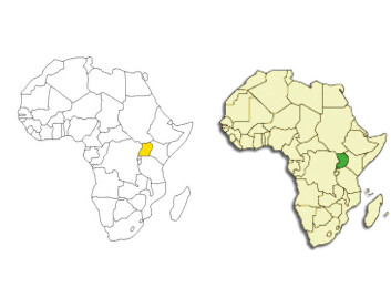 Karamoja ligger i det nordøstlige Uganda. Området er på størrelse med Jylland Karamoja ligger i det nordøstlige Uganda. Området er på størrelse med Jylland