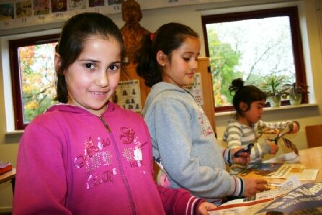 Eda fra 3.b på Abildgårdskolen i Odense har som en del af heldagskolen tyrkisk på skoleskemaet i 2 ud af 35 ugentlige lektioner.