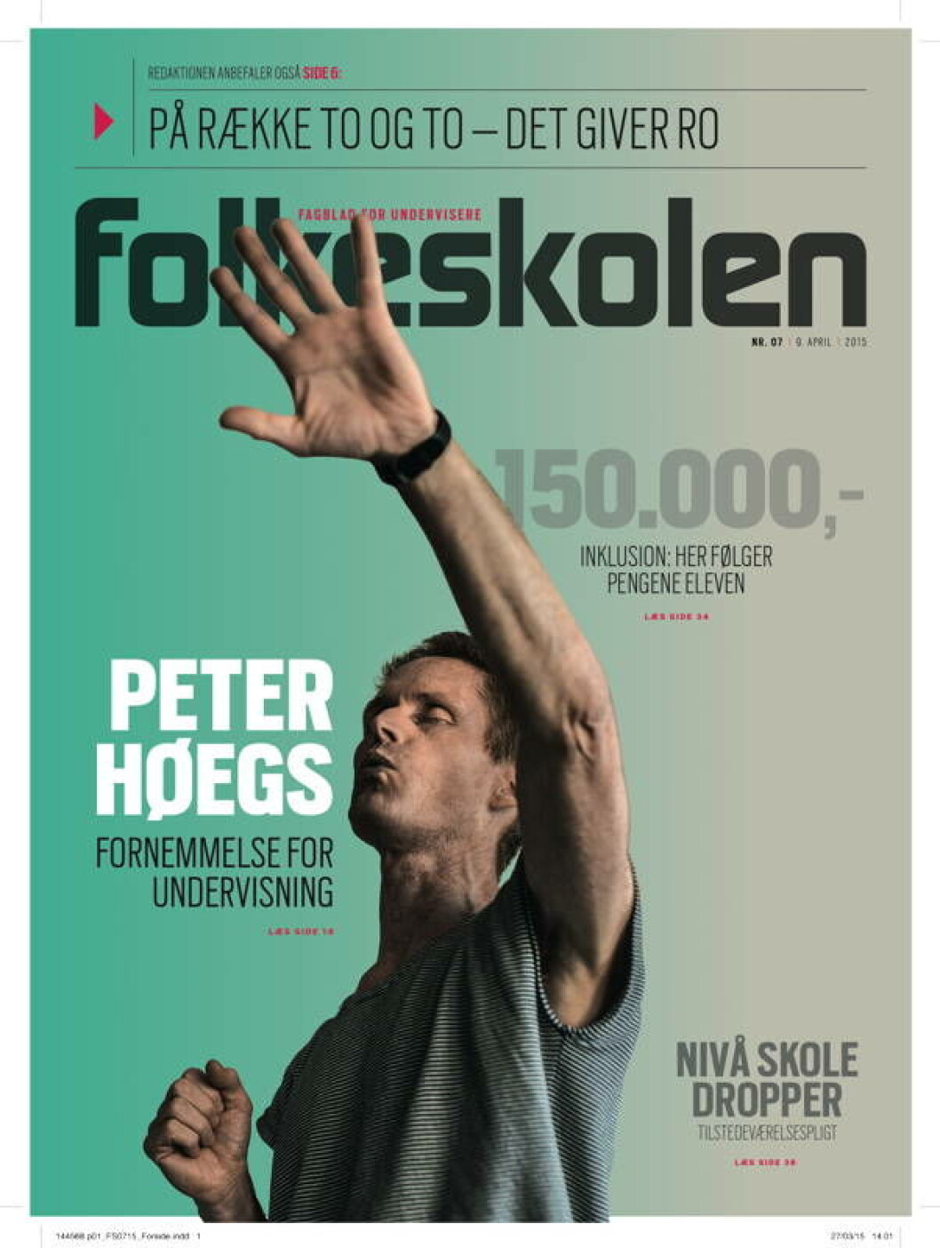 Folkeskolen nr. 07.
Forfatteren Peter Høeg i rollen som gæstelærer på Nørre Snede Skole – en reportage, der blev meget omdiskuteret på folkeskolen.dk. Var Peter Høeg lærer eller vækkelsesprædikant, lød debatten. Folkeskolen nr. 07.
Forfatteren Peter Høeg i rollen som gæstelærer på Nørre Snede Skole – en reportage, der blev meget omdiskuteret på folkeskolen.dk. Var Peter Høeg lærer eller vækkelsesprædikant, lød debatten.